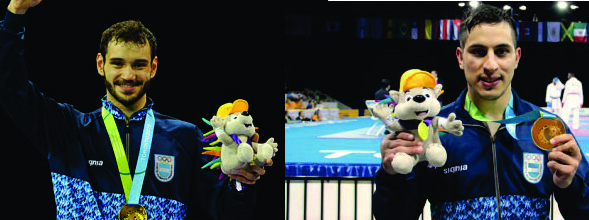TORONTO 2015: Dos oros y un bronce del karate argentino