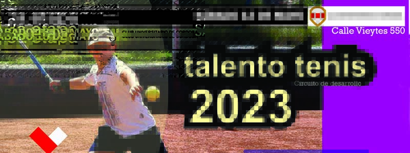 TALENTO TENIS 2023: AsÃ­ estÃ¡ el Ranking de los pequeÃ±os talentosos, mientras llega la 3a fecha del calendario