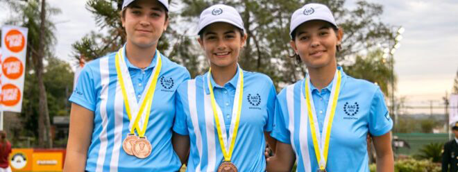 GOLF: Con la cordobesa Anna RoldÃ¡n, Argentina se trajo un bronce del Sudamericano Prejuvenil de Paraguay