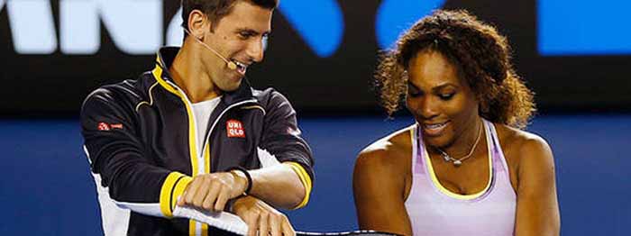TENIS: Djokovic y Williams a un paso de adjudicarse el Grand Slam