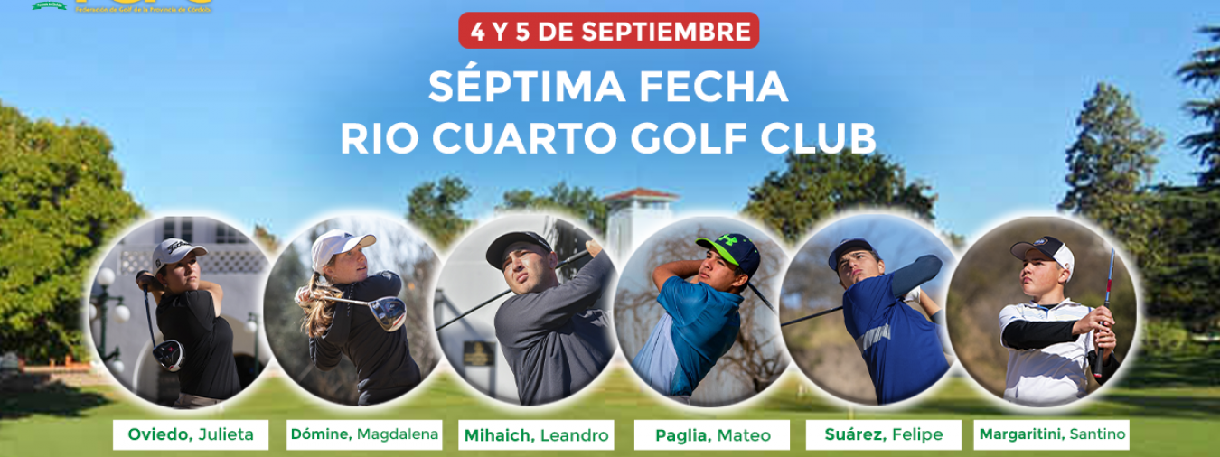 GOLF: En RÃ­o Cuarto se definen los nÃºmero 1 de Menores y Juveniles