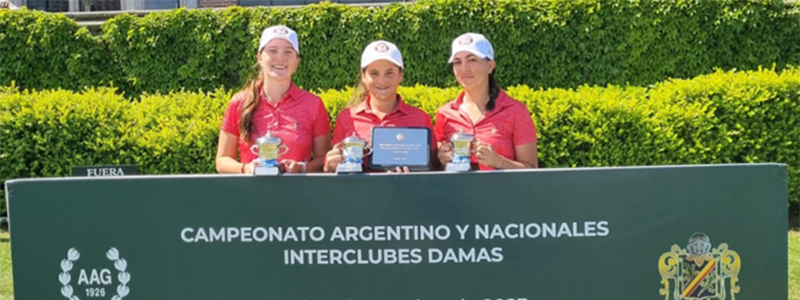 GOLF: RÃ­o Cuarto Golf Club ascendiÃ³ a Primera en el Interclubes Nacional de Damas