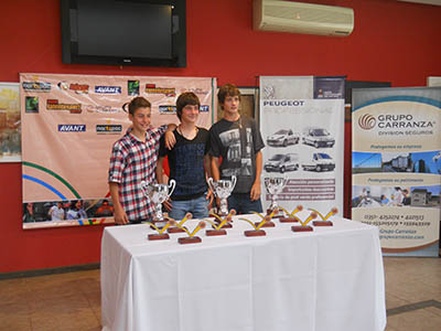 Campeones del Circuito Talento Tenis 2012
